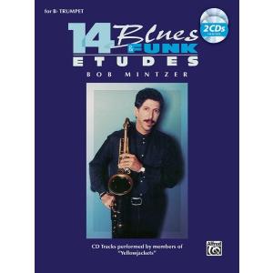 取寄 | 14 Blues & Funk Etudes - Bb Trumpets | Bob Mintzer （トランペット | マイナスワン）｜msjp