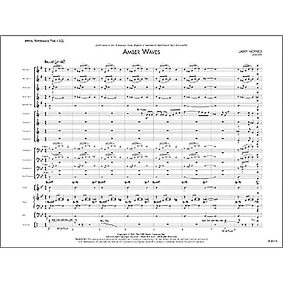 取寄 | Amber Waves | arr. Larry Norred  ( ビッグバンド | 楽...