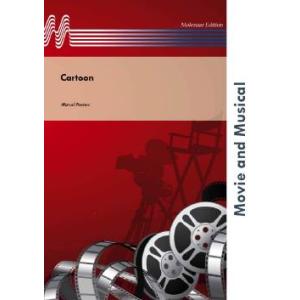 取寄 | カートゥーン・メドレー | マルセル・ペーテルス （吹奏楽 | フルスコア）