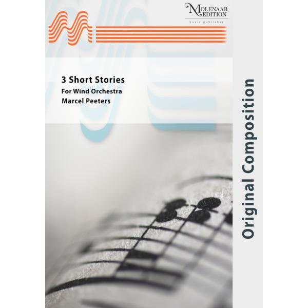 取寄 | 3 Short Stories | マルセル・ペーテルス  ( 吹奏楽 | 楽譜 )