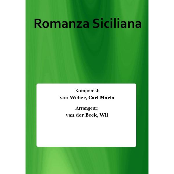 取寄 | ロマンツァ・シチリアーナ | カール・マリア・フォン・ウェーバー/arr. ヴィル・ファン...
