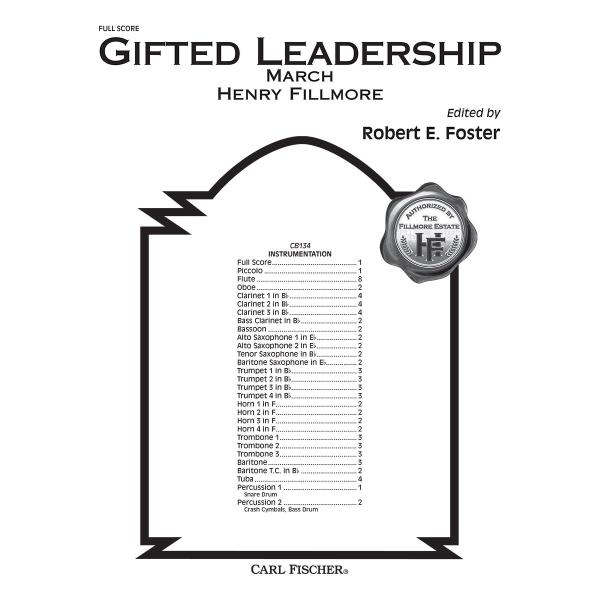 取寄 | 試聴可 | ギフテッド・リーダーシップ | ヘンリー・フィルモア/arr. ロバート・E・...