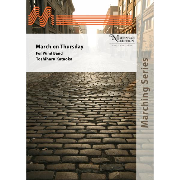 取寄 | 試聴可 | 木曜日の行進曲 | 片岡俊治  ( 吹奏楽 | 楽譜 )