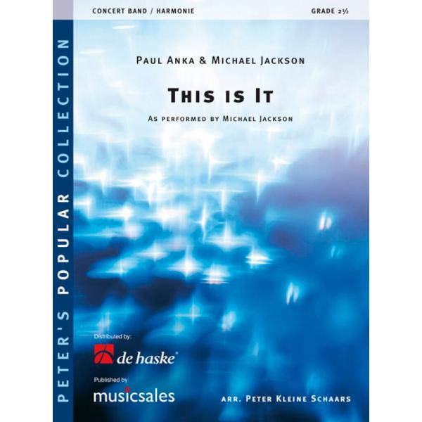 取寄 | ディス・イズ・イット | arr. ペーテル・クライネ・スハールス  ( 吹奏楽 | 楽譜...