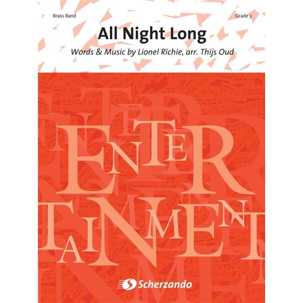 取寄 | All Night Long | arr. タイズ・ウード （ブラスバンド | セット）