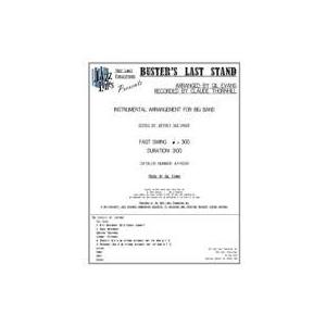 取寄 | 試聴可 | Buster's Last Stand | arr. Gil Evans ・ ...