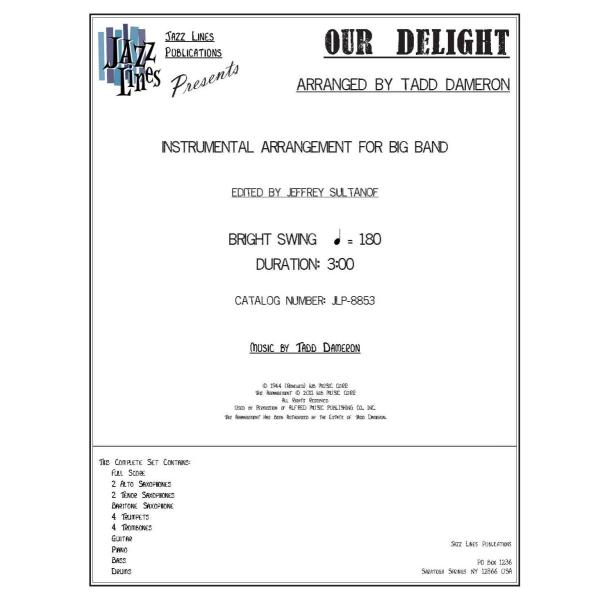 取寄 | 試聴可 | Our Delight | Tadd Dameron / arr. Tadd ...