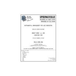 取寄 | Springsville | arr. Gil Evans ・ Edited by Jef...