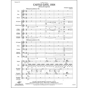 取寄 | キャッスル・ゲート1924 | タイラー・S. グラント  ( 吹奏楽 | 楽譜 )