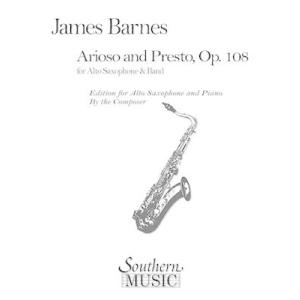 取寄 | アリオーソとプレスト　（アルトサクソフォン＆ピアノ） | ジェームズ・バーンズ （アルト・...