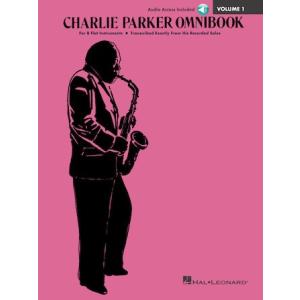 取寄 | 試聴可 | Charlie Parker Omnibook   Volume 1: Bb Instruments Edition with Online Audio | チャーリー・パーカー （Bb/Eb | マイナスワン）｜msjp