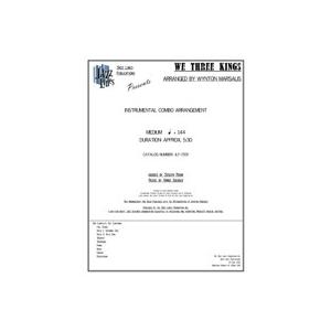 取寄 | A We Three Kings | arr. Wynton Marsalis （スモール...