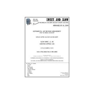 取寄 | Sweet And Slow | Harry Warren / arr. Al Cohn ...