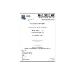 取寄 | Who's Sorry Now | Ted Snyder ・ Words by Bert ...