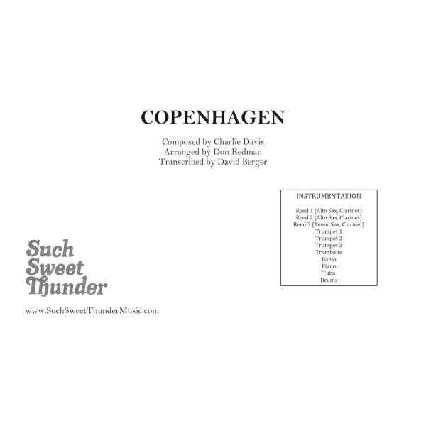 A Copenhagen | Charlie Davis / arr. Don Redman ・ 採...