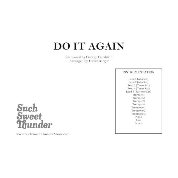 A Do It Again | George Gershwin / arr. David Berge...
