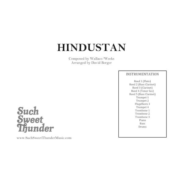 A Hindustan | Harold Weeks / arr. David Berger  ( ...