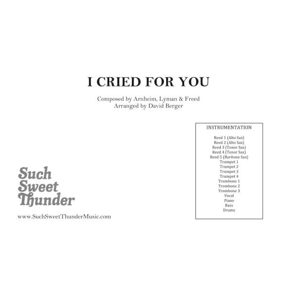 A I Cried For You | Gus Arnheim ・ Abe Lyman and Ar...