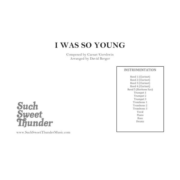 A I Was So Young | George Gershwin ・ Words by Alfr...