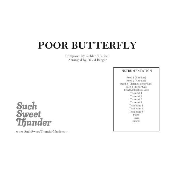 取寄 | Poor Butterfly | Raymond Hubbell / arr. David...