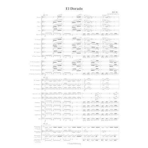 取寄 | El Dorado | 薮田翔一  ( 吹奏楽 | 楽譜 )