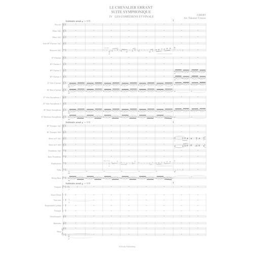 取寄 | 「放浪の騎士」組曲より 第4曲 コメディアンと終曲 | ジャック・イベール  ( 吹奏楽 ...