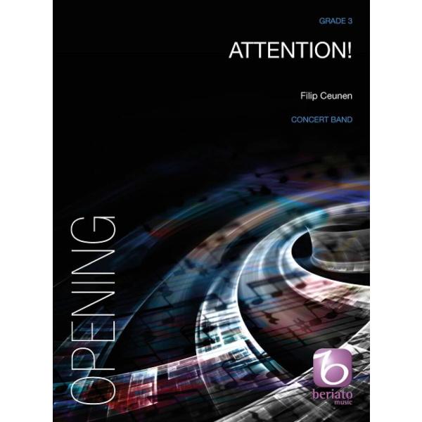 取寄 | アテンション！ | フィリップ・クーネン  ( 吹奏楽 | 楽譜 )