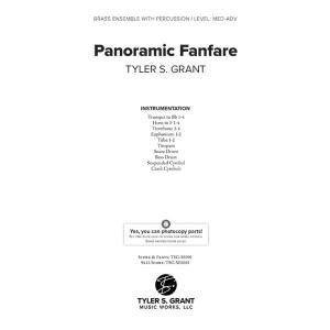 取寄 | パノラミック・ファンファーレ | タイラー・S. グラント  ( 吹奏楽 | 楽譜 )