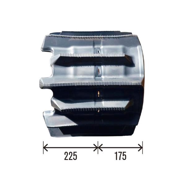 ゴムクローラー　ヤンマーCT118 CT122 CT226 CT230 CT261 CT301用　4...
