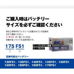 ＲＫ-Ｓ　Superバッテリー　175Ｆ51（155Ｆ51，130Ｆ51互換）※個人宅・沖縄・離島への配送はできませんのでご注意ください。｜エムエスケーコム