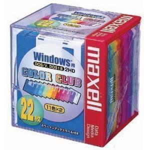 maxell MFHD18CC.22P 3.5型フロッピーディスク 2HD DOS/Vフォーマット ...