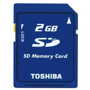 2GB 東芝/TOSHIBA SDメモリーカード バルク SD-M02G-BLK