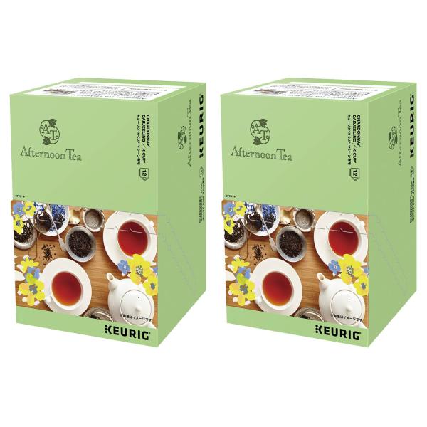 KEURIG K-CUP アフタヌーンティーシャルドネダージリン 24杯 (2.5g ×12個× 2...