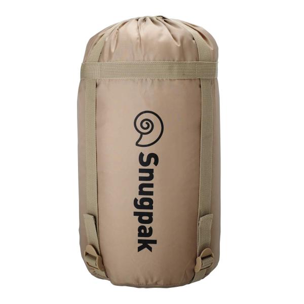 Snugpak(スナグパック) 寝袋 シュラフ コンプレッションサック ミディアム デザートタン 衣...