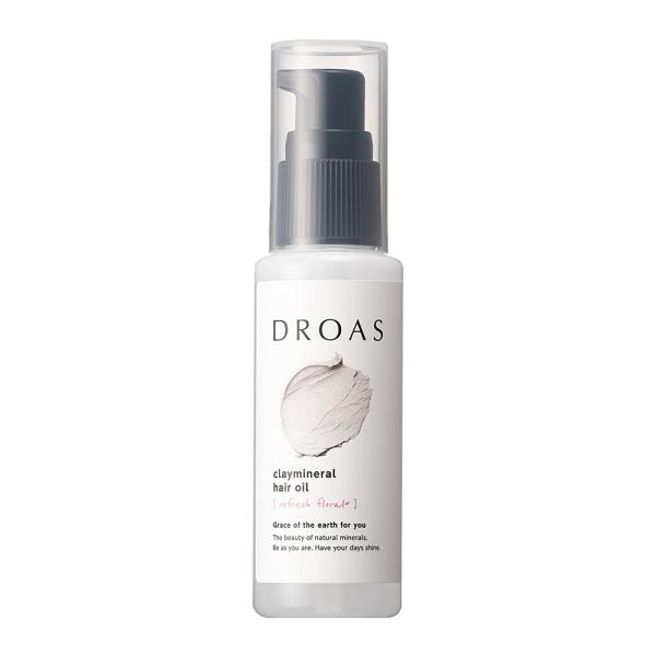 DROAS（ドロアス）クレイミネラルヘアオイルヘアオイル洗い流さないトリートメント 60ml ヘアケ...