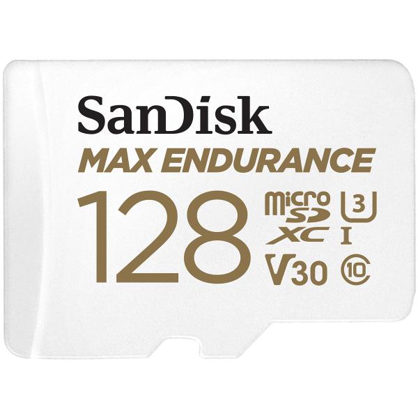 SanDisk 128GB MAX Endurance microSDXC Card with Ad...