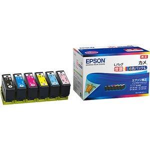 エプソン インクカートリッジ カメ6色パックL(増量) KAM-6CL-L 1箱(6個:各色1個)