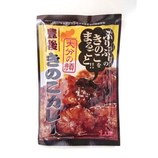 5袋セット 大分の顔 豊後きのこカレー180g×5袋全国こだわりご当地カレー