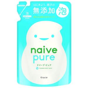 ナイーブピュア 無添加 泡ボディソープ 詰め替え用 450ml | 赤ちゃん ベビー キッズ 子供 と一緒に使える