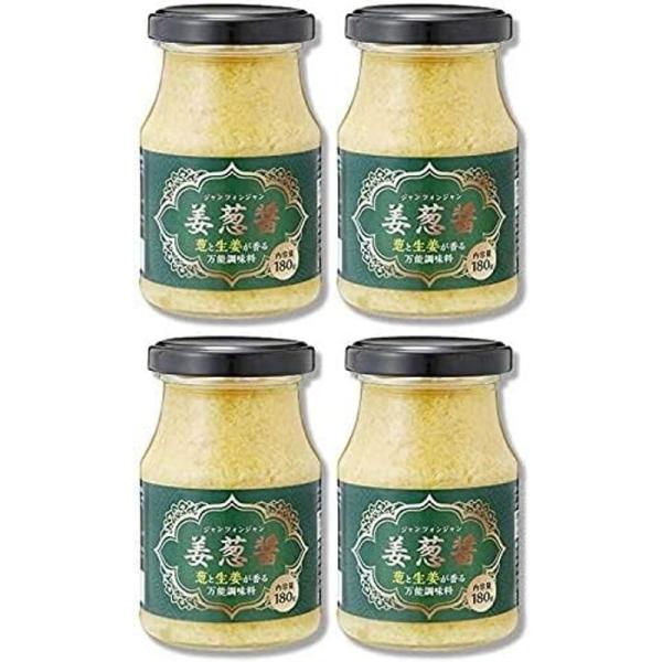 神戸物産 4個セット姜葱醤（ジャンツォンジャン） 万能調味料 180g