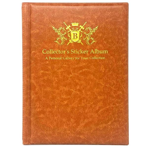 ビックリマンチョコ・シールウエハース等ファイル 手帳型 大容量 最大288枚 保管 コレクション ス...