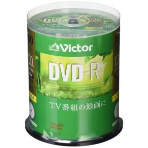 ビクター Victor 1回録画用 DVD-R VHR12JP100SJ1 (片面1層/1-16倍速/100枚)｜mskshop371