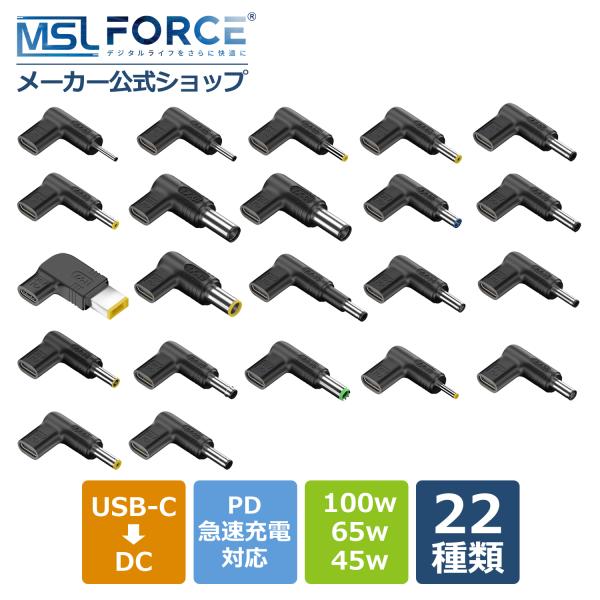 【39%OFF限定クーポン】適格請求書発行可 USB-C to DC変換アダプタ 100W PD対応...