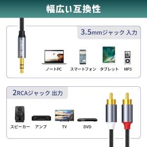 【1000円から】3.5mm オス 2RCA ...の詳細画像3