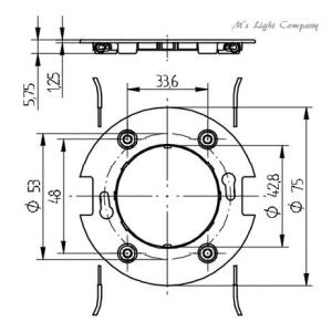 Panasonic（パナソニック） LLE1203575MMM LEDユニット 交換用 補修