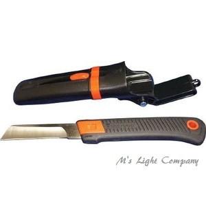 未来工業(ミライ) DM-1B 電工ナイフ ゴムグリップ ケース付き 『DM1B