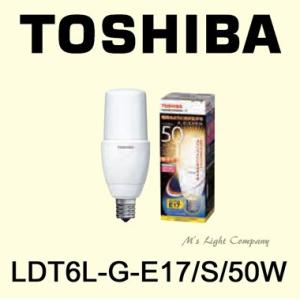 東芝 LDT6L-G-E17/S/50W LED電球 全方向タイプ 口金E17 電球色