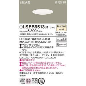 パナソニック LSEB9513 LE1 天井埋...の詳細画像1