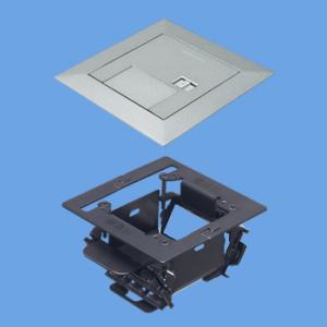 パナソニック NE35529 インナーコンセントスクエア90 電源・弱電用ブランク+弱電用ブランク ...