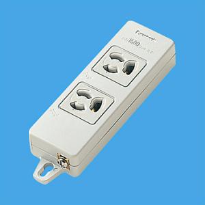 パナソニック WCH2402H OAタップ 接地15A抜け止め形 2コ口 グレー マグネット付・適用...